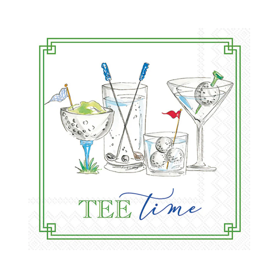 Cocktail Golf Drinks Napkin