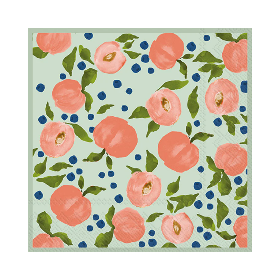 Peaches Lunch Napkin