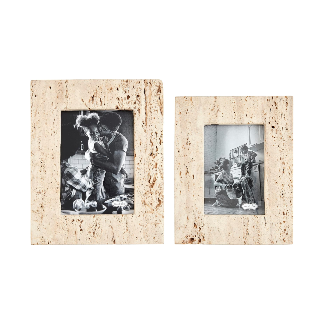 Cream Tavertine Frames