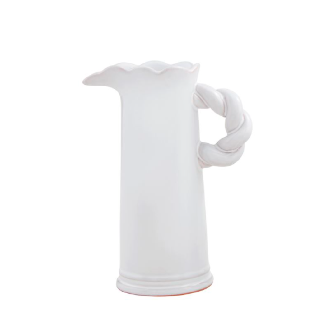 Twisted Handle Pitcher Vase