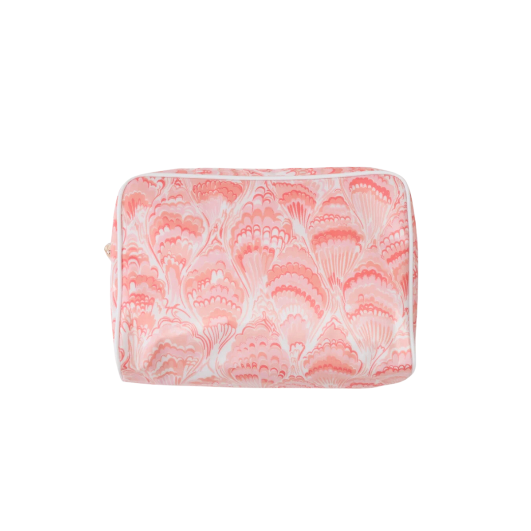 Weezie x Meg Braff Large Toiletry Bag - Shell Pink