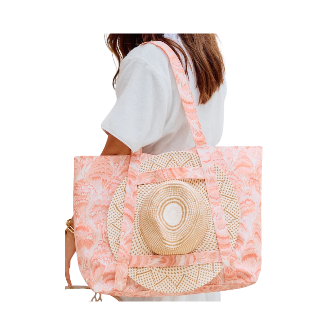 Weezie x Meg Braff Beach Tote Hat Holder
