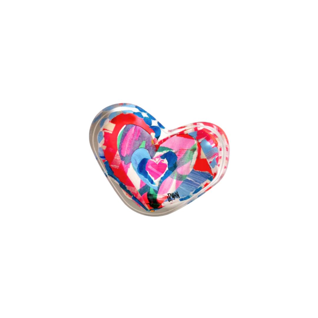 Lauren Dunn Scalloped Heart Acrylic Block