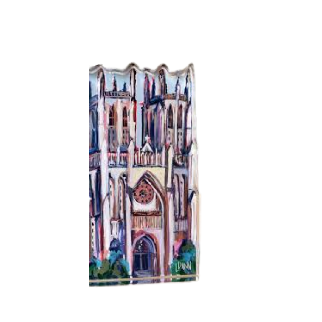Lauren Dunn National Cathedral Acrylic Block