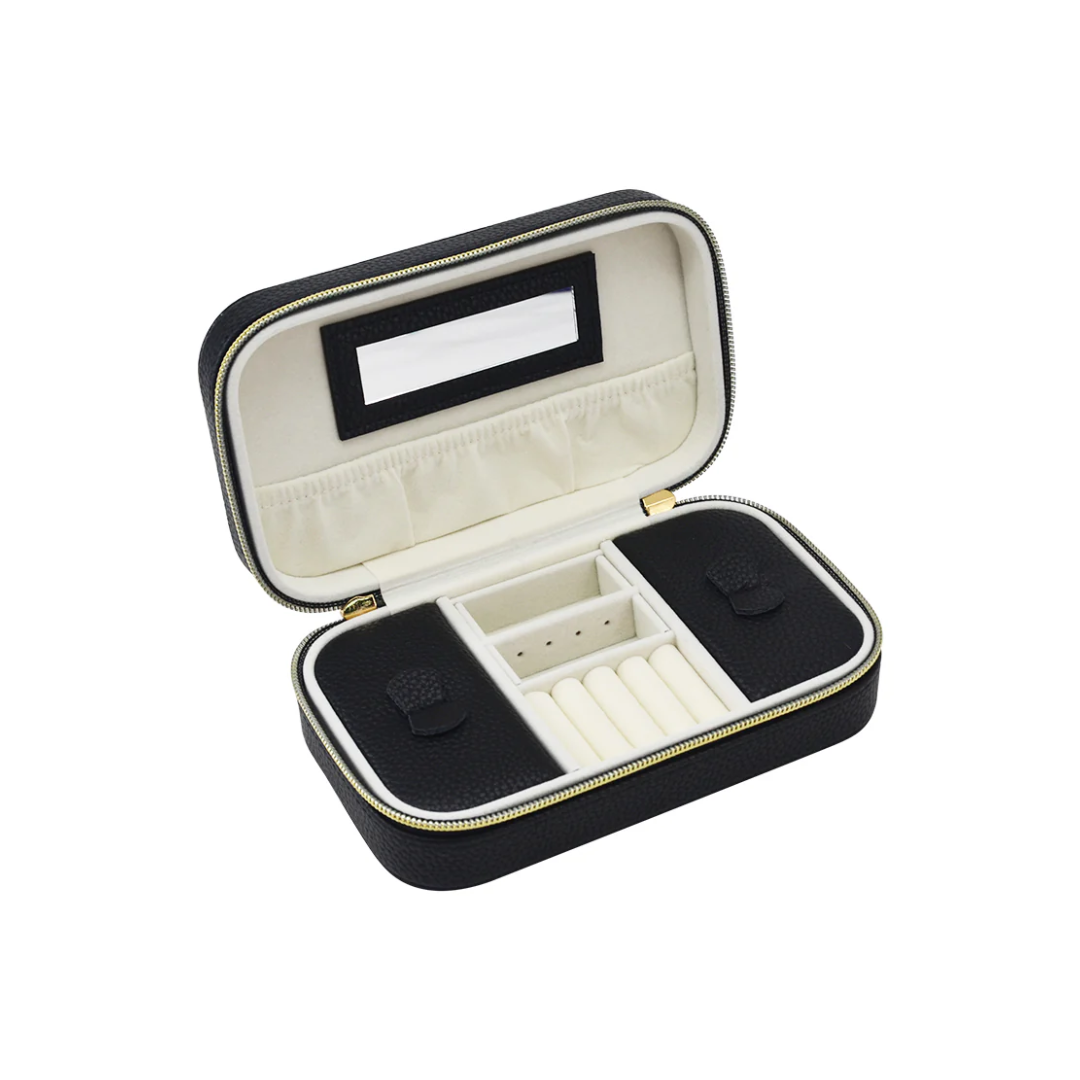 Leah Rectangle Travel Jewelry Case
