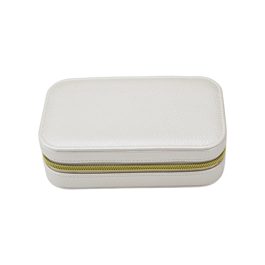 Leah Rectangle Travel Jewelry Case