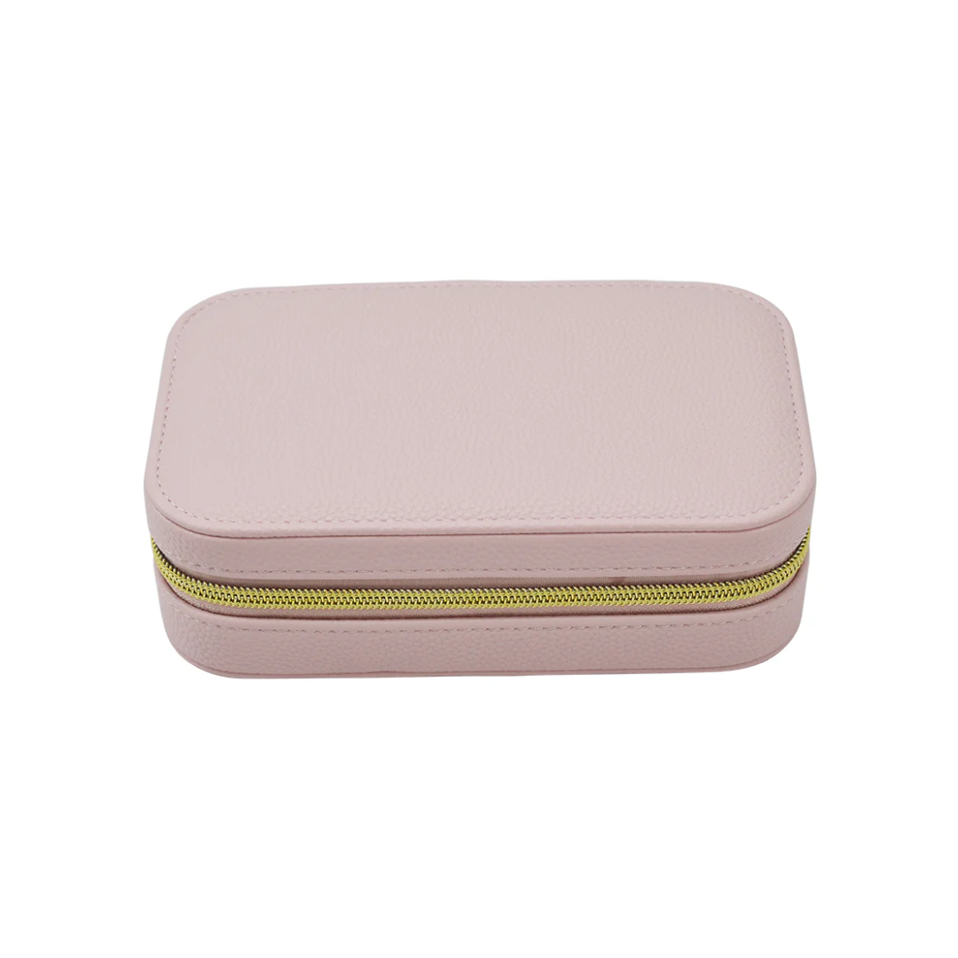Leah Rectangle Travel Jewelry Case