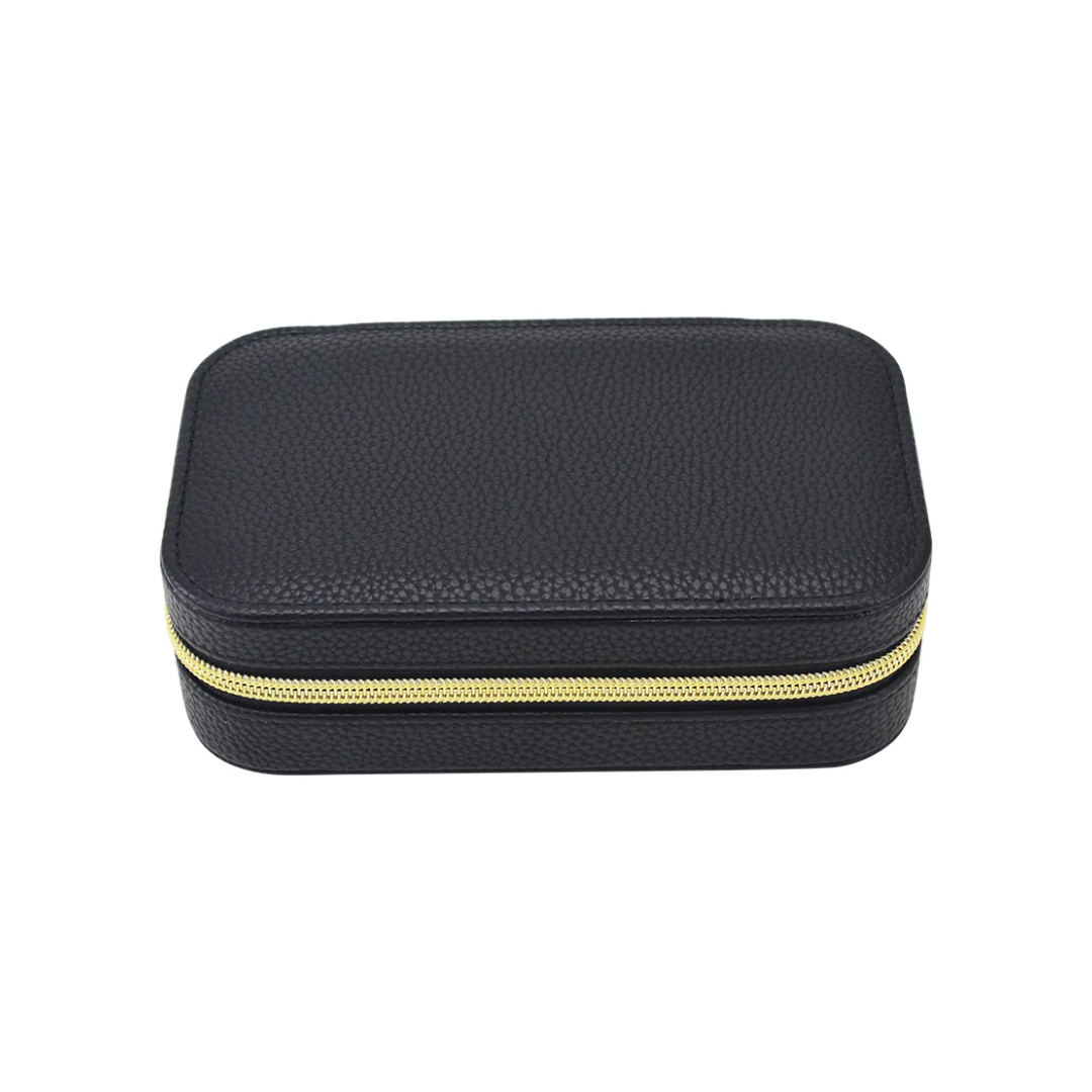 Leah Rectangle Travel Jewelry Case