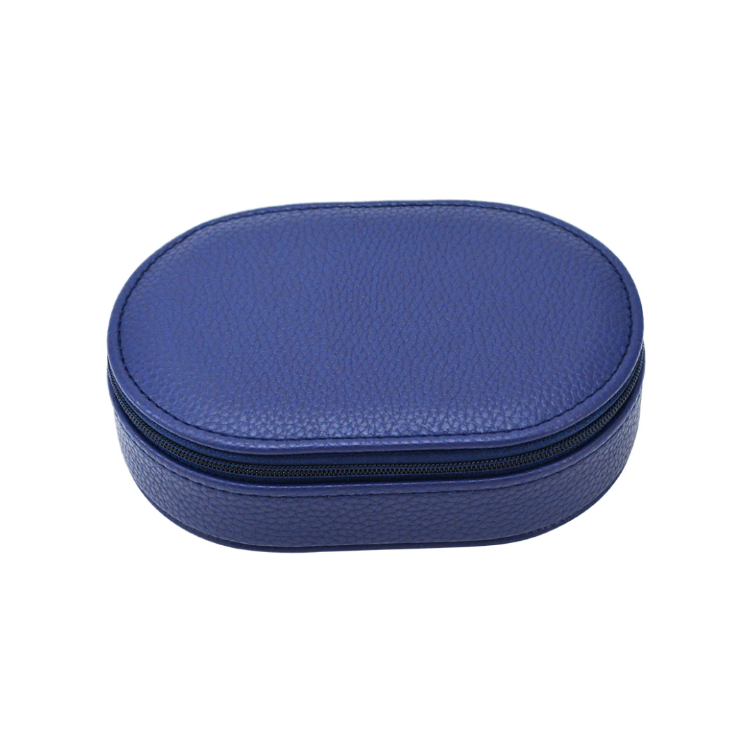 Leah Oval Travel Jewelry Case