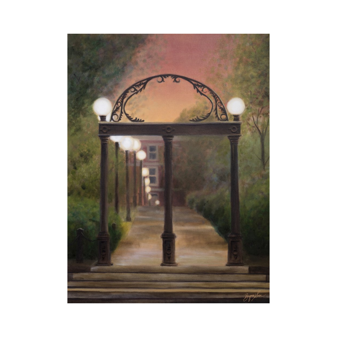Bryan Horn Art UGA Arch Print - 6x8 Acrylic Frame