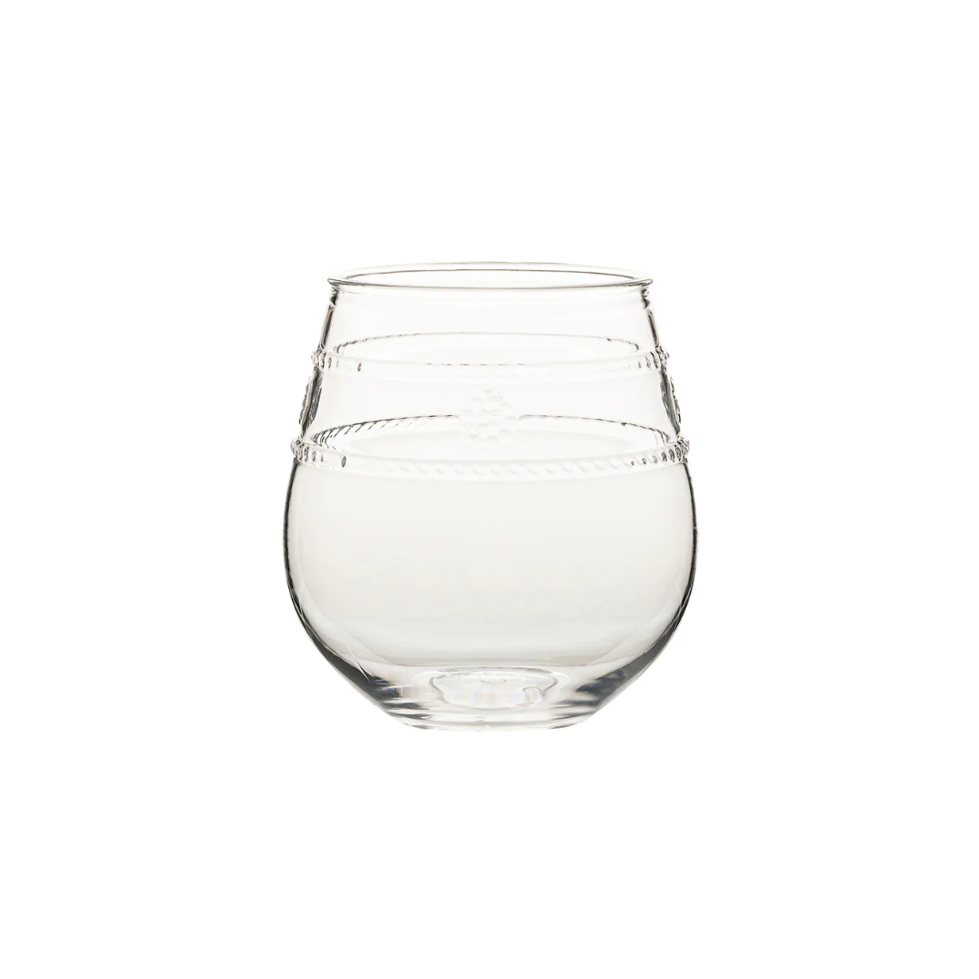 Juliska Isabella Stemless Acrylic Wine Glass