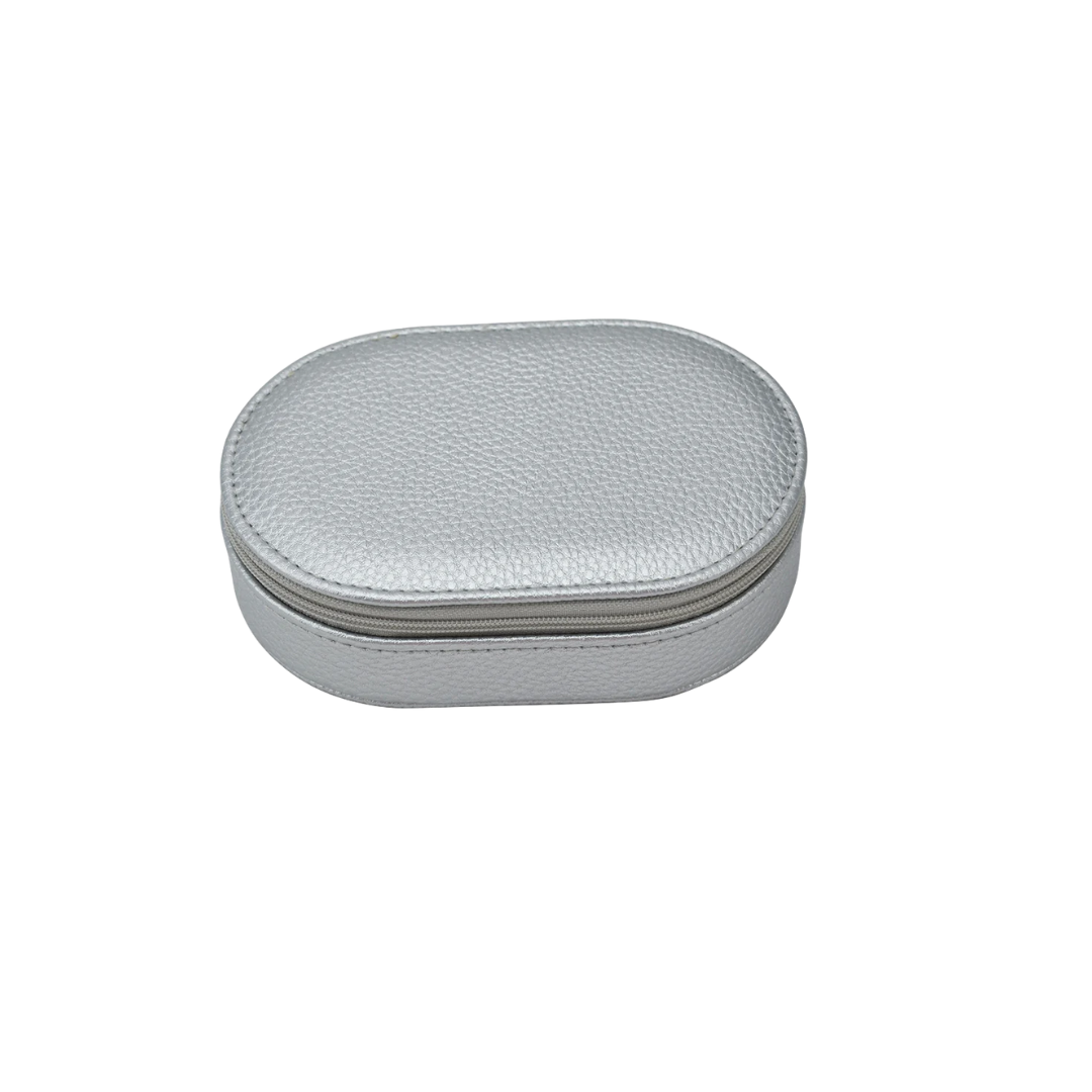 Leah Oval Travel Jewelry Case