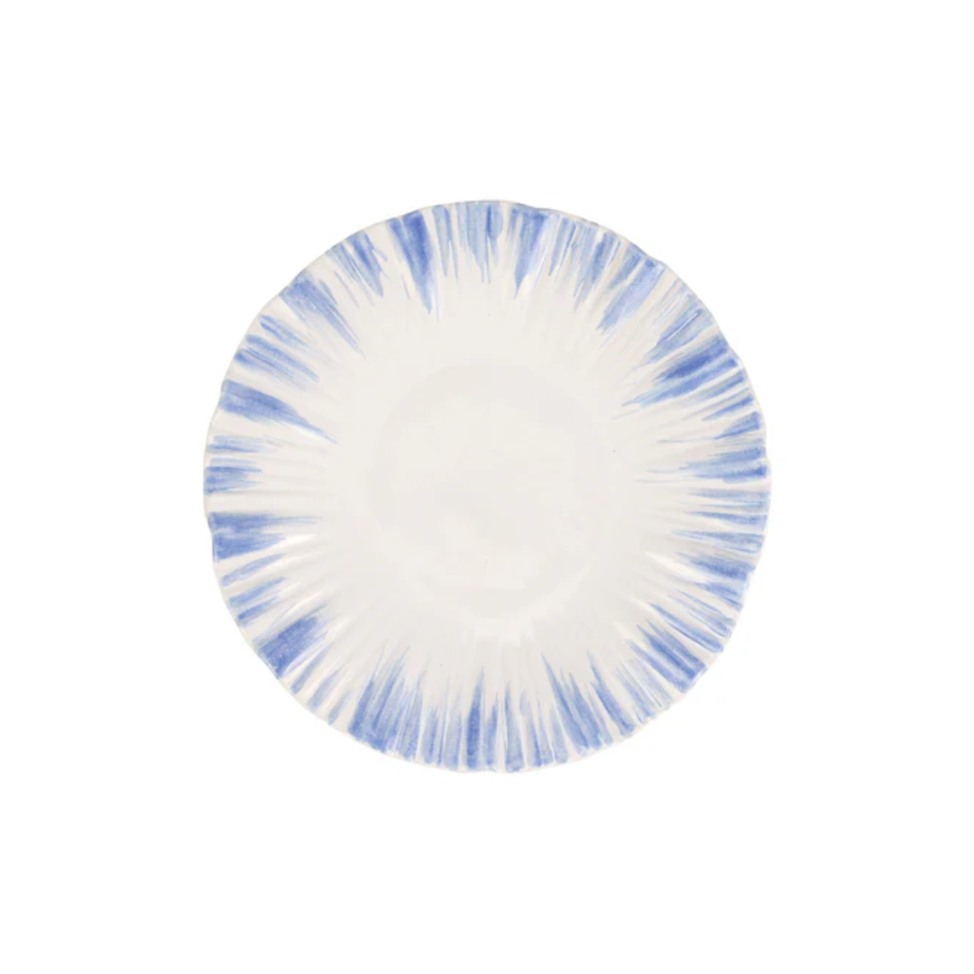 Vietri Bari Blue and White Salad Plate