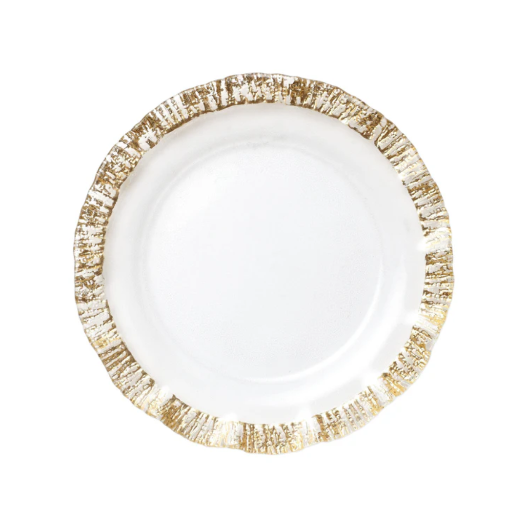 Vietri Rufolo Glass Service Plate/Charger