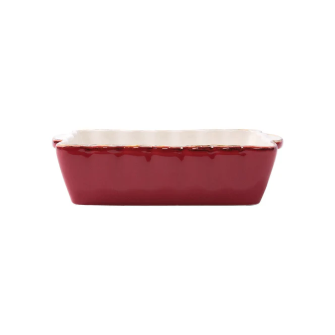 Vietri Small Red Rectangular Baker