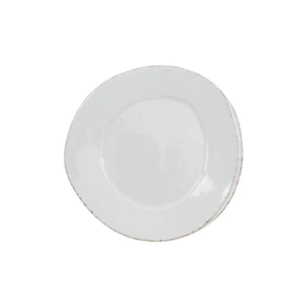 Vietri Lastra Light Gray Salad Plate