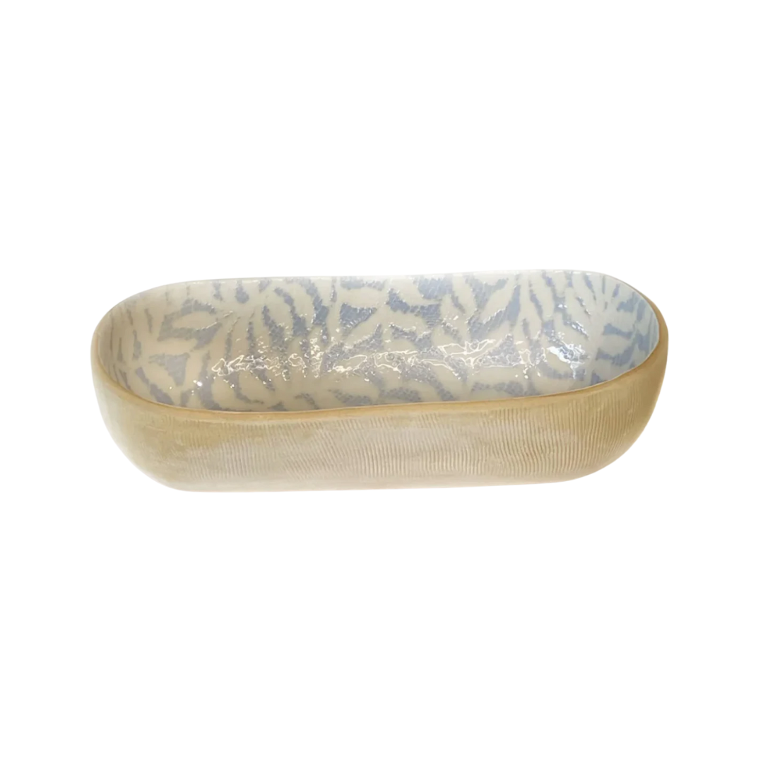 Terrafirma Ceramics Bread Basket - Fern Opal