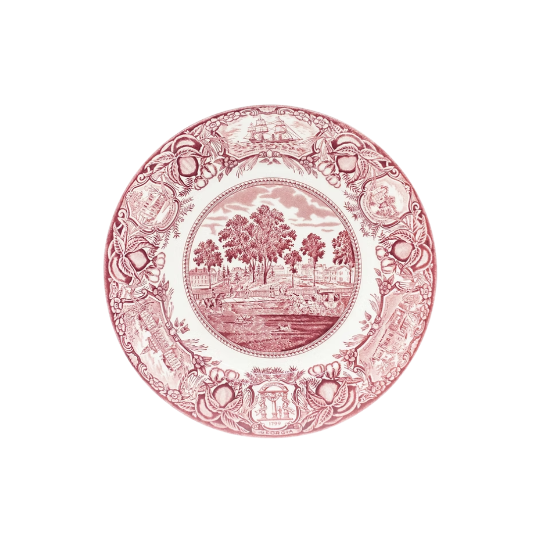 GA Plates University of Georgia- Pink GA Plate #5