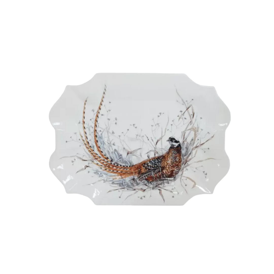 Gien Sologne Pheasant Serving Platter