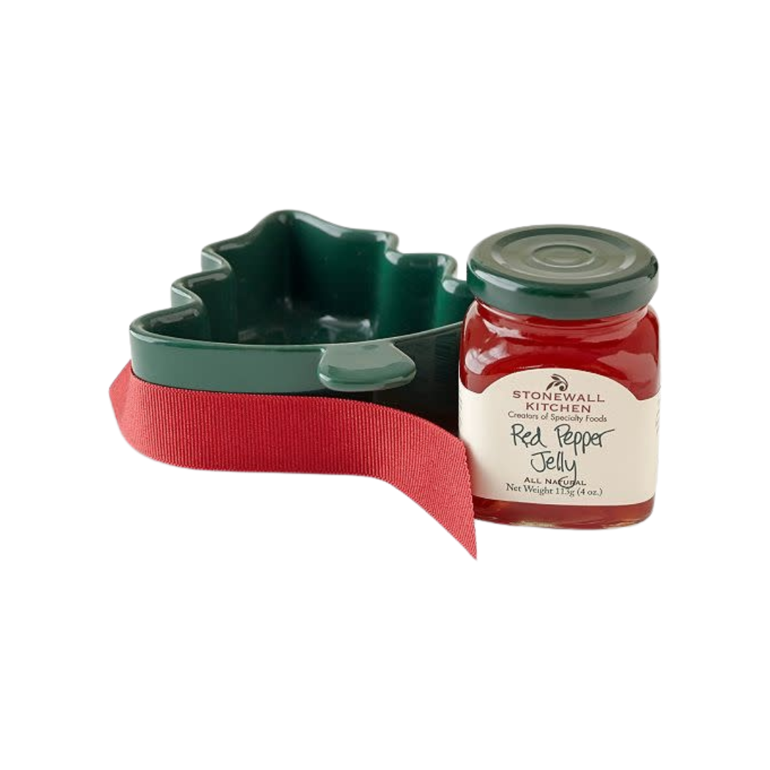 Stonewall Kitchen Red Pepper Jelly Tree Ramekin