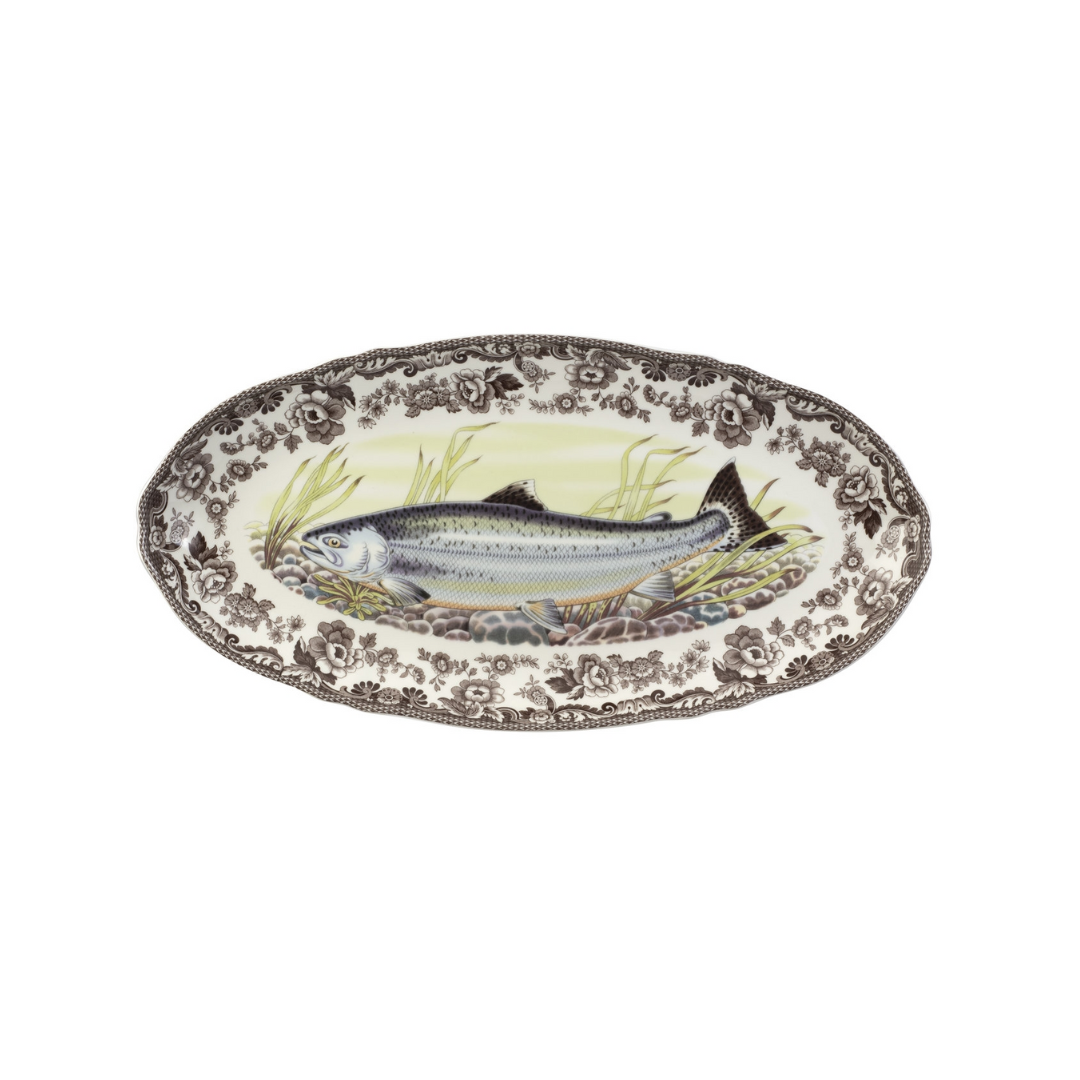 Spode Woodland Fish Dish- 18.5"