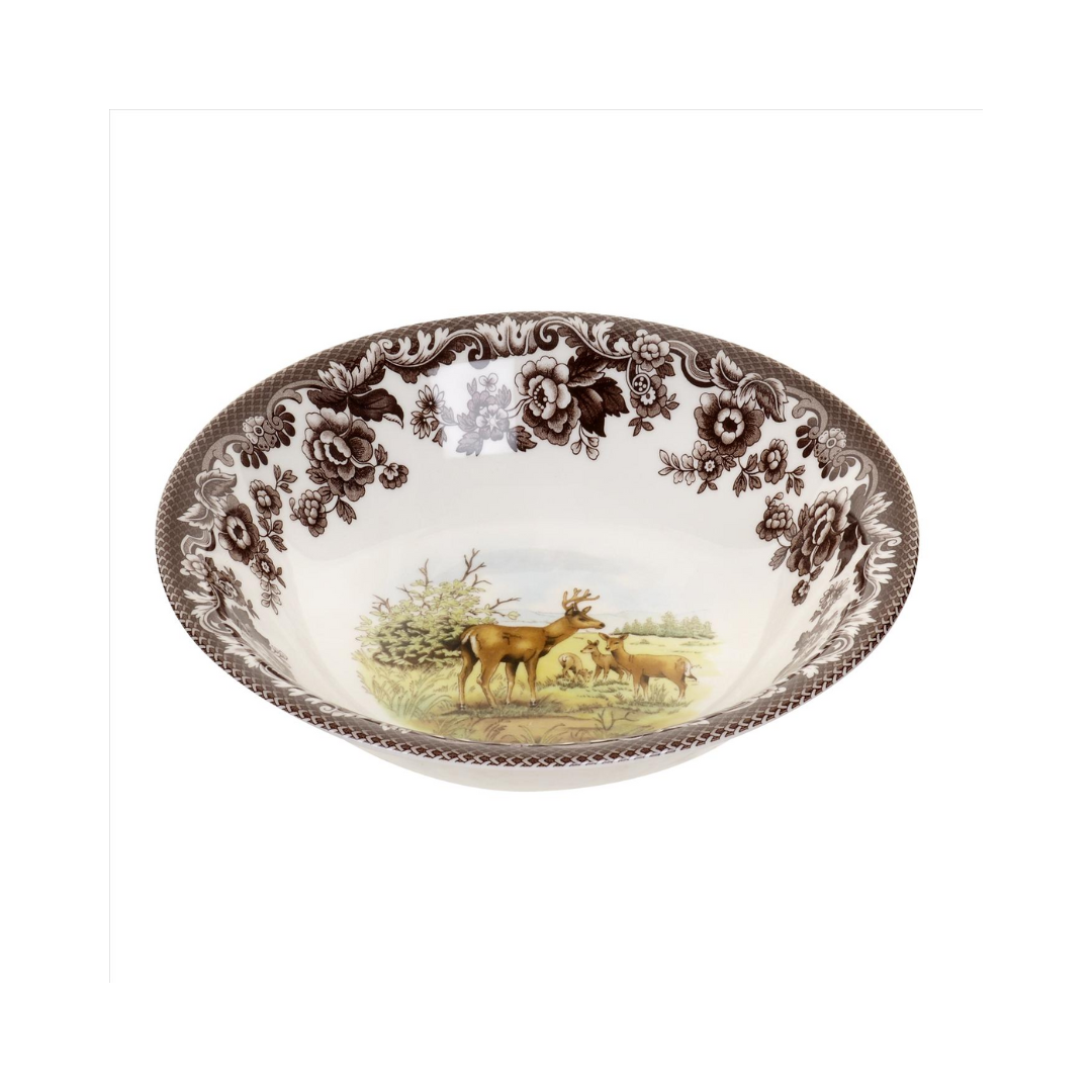 Spode Mule Deer Ascot Cereal Bowl 8"
