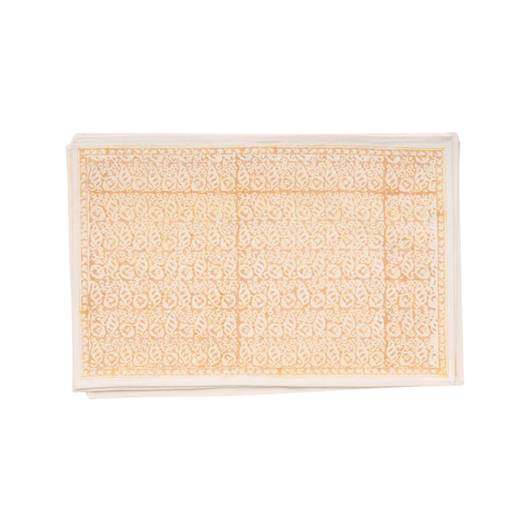 Pomegranate Seashell Golden Placemat Set of 4