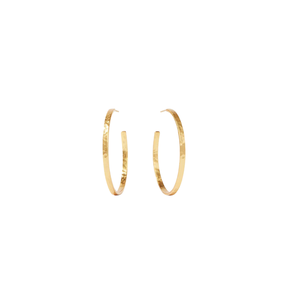 Julie Vos Crescent Hoop - L