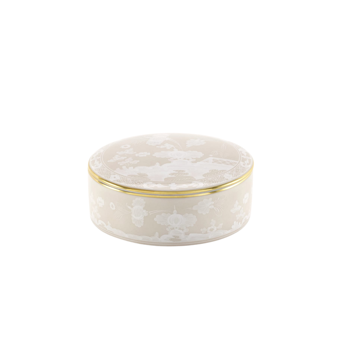 Ginori 1735 Oriente Italiano Round Trinket Box