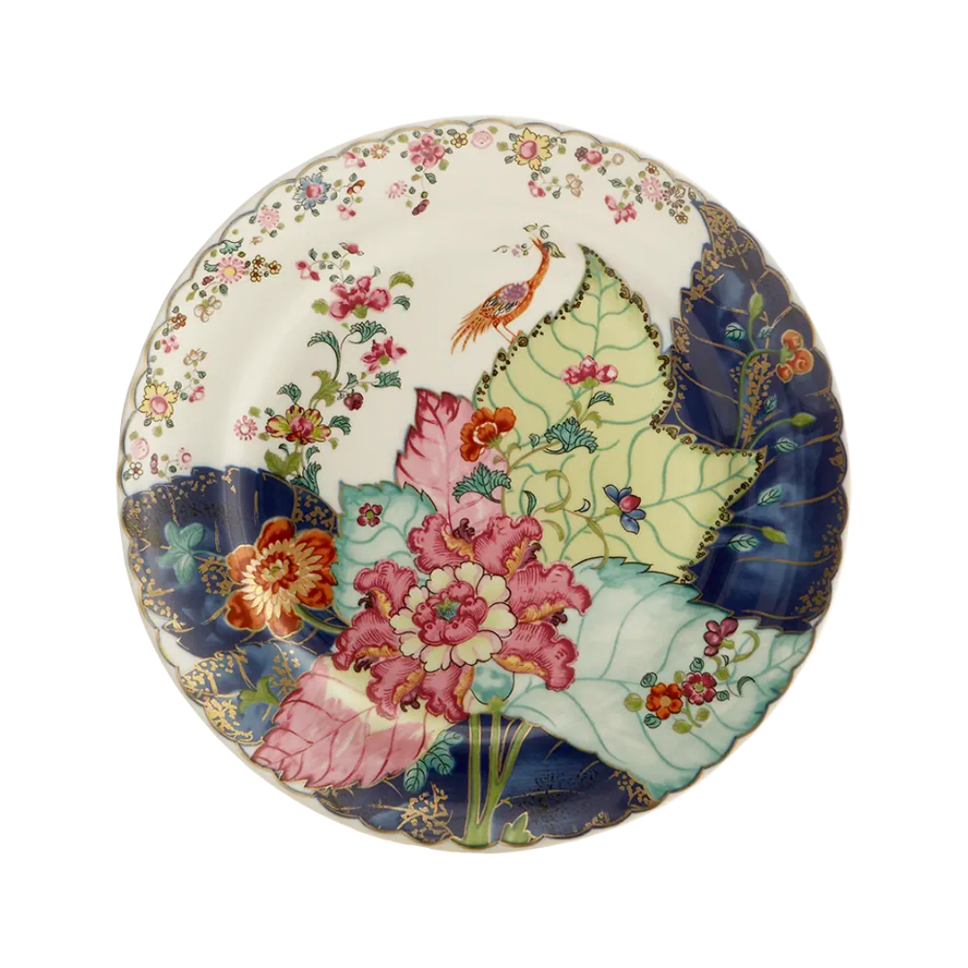 mottahedeh tobacco leaf platter Dinner Plate 10.75" New - Metropolitan Museum of Art A small phoenix bird perches on the leaves of the flowering Nicotiana (Tobacco) plant Mottahedeh ~ Tobacco Leaf ~