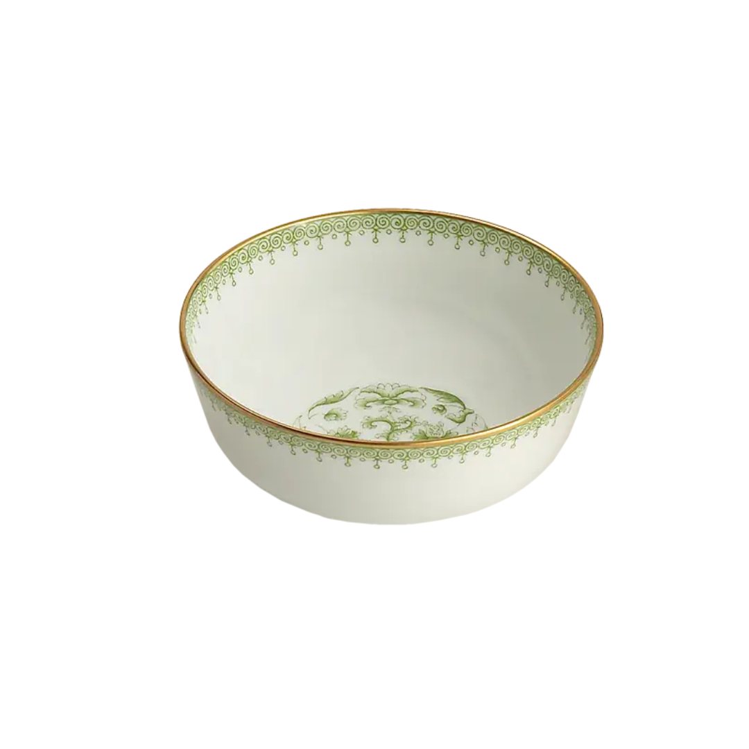 Mottahedeh Apple Green Lace Dessert Bowl