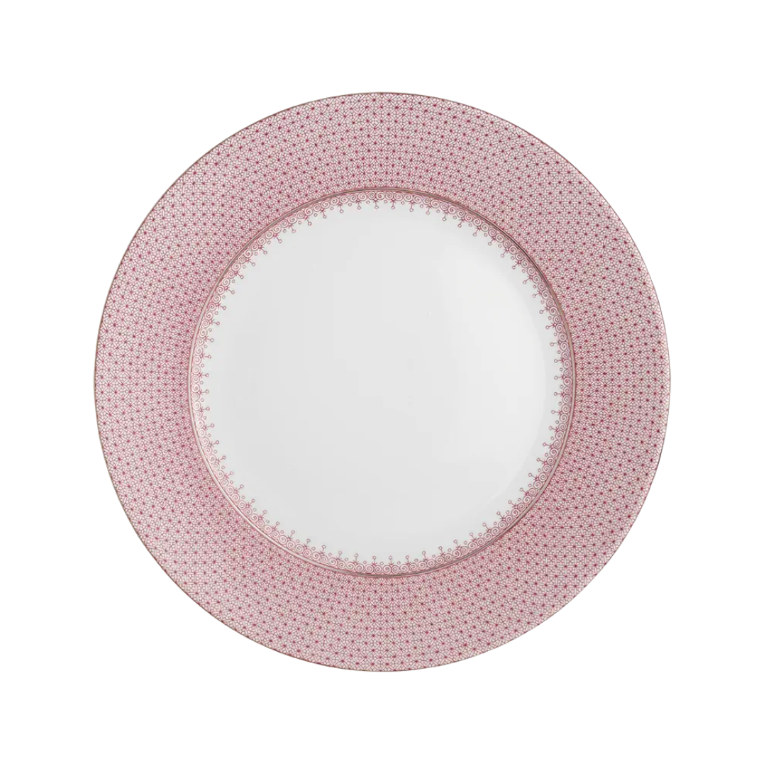 Mottahedeh Pink Lace Service Plate