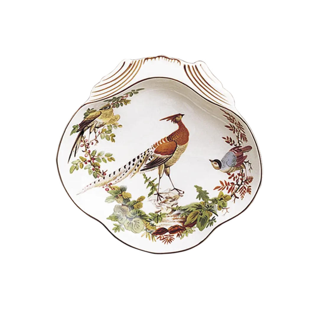 Mottahedeh Chelsea Bird Shell Dish B