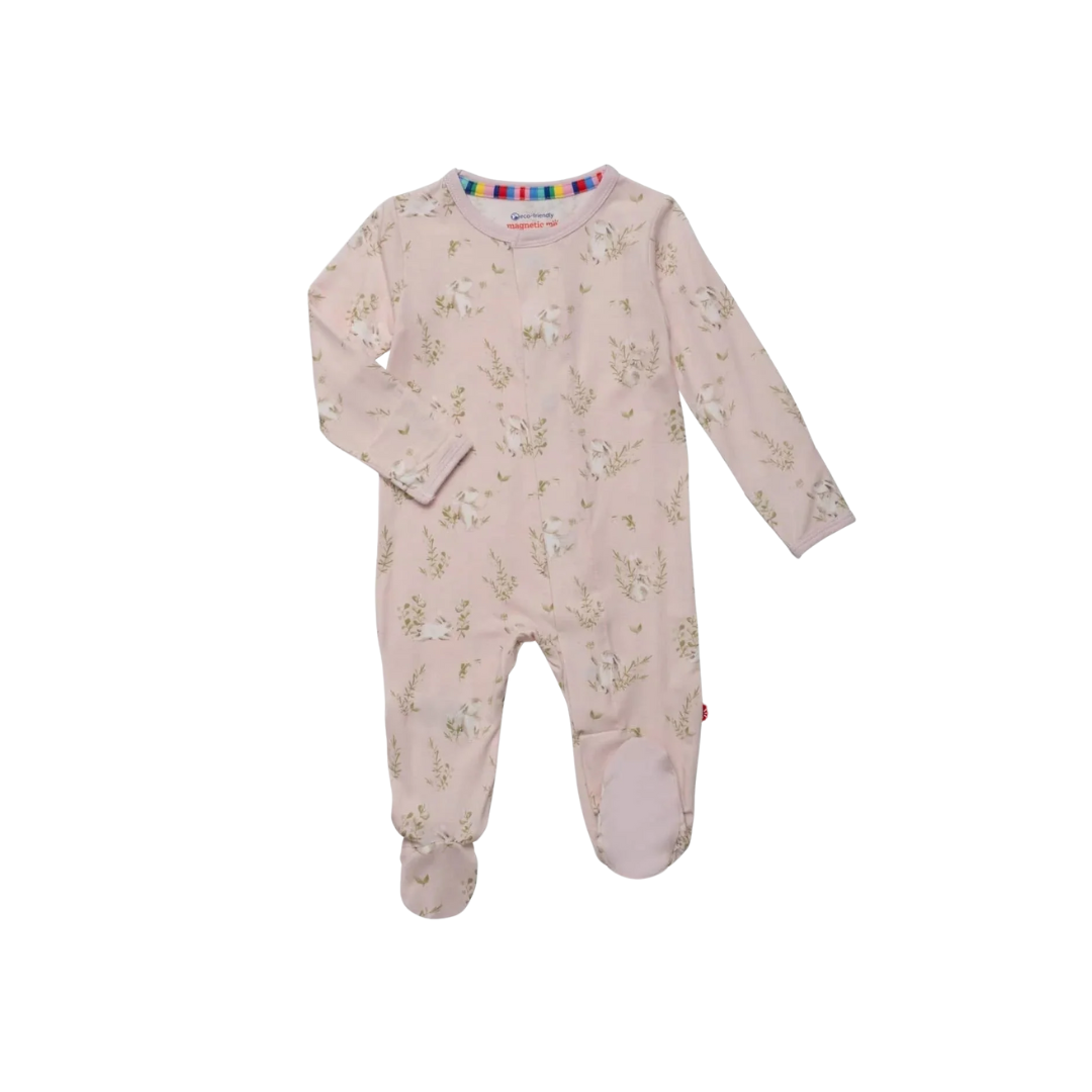 Magnetic Me Pink Hoppily Ever After Footie (3-6m)