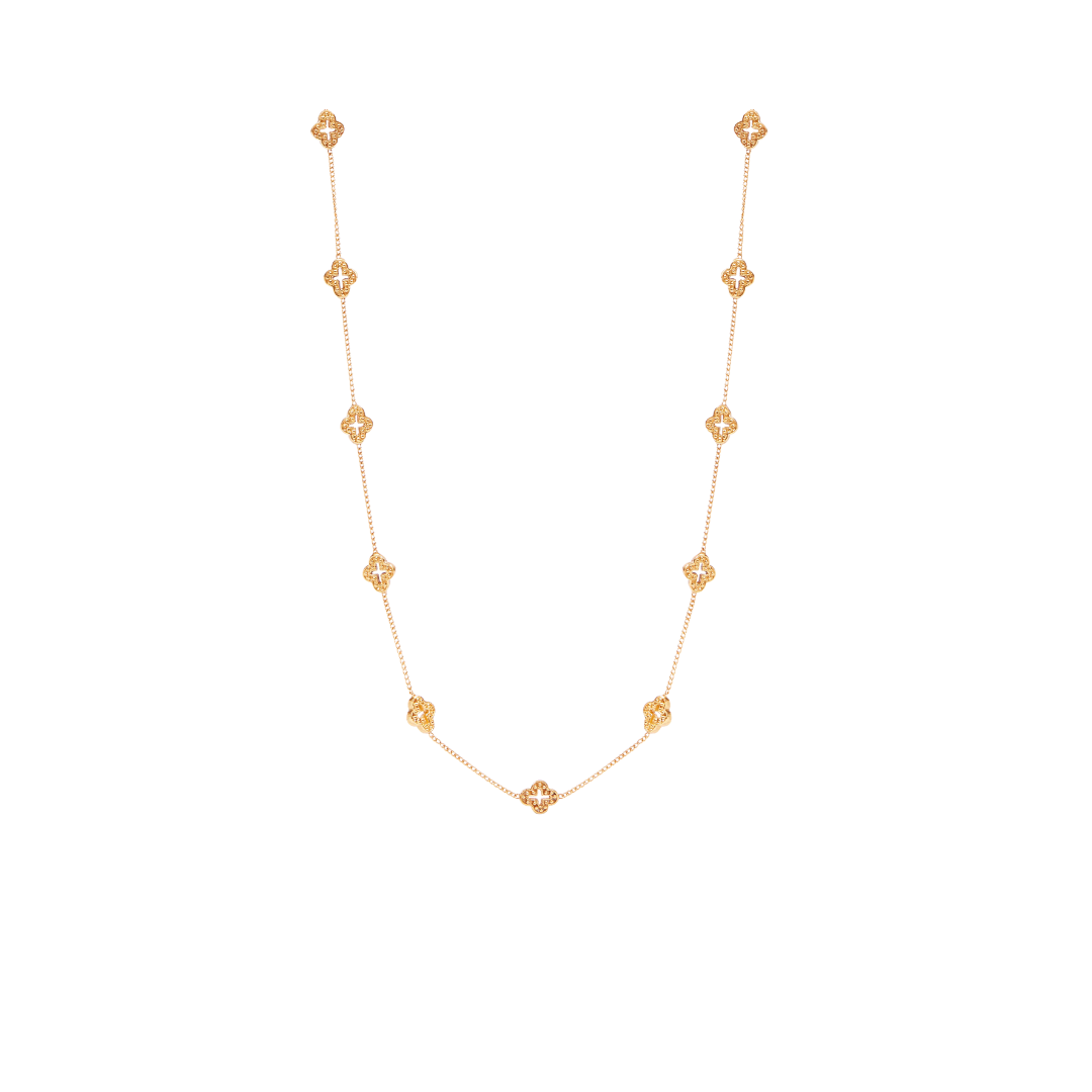 Julie Vos Florentine Demi Delicate Station Necklace