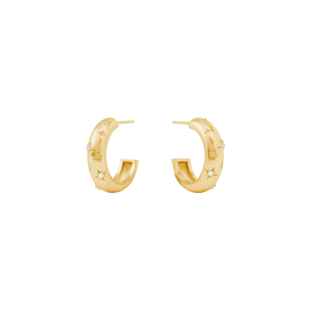 Julie Vos Luna Stone Hoop