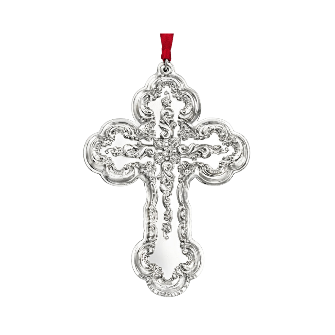 Wallace Grande Baroque Cross Ornament 28th Edition