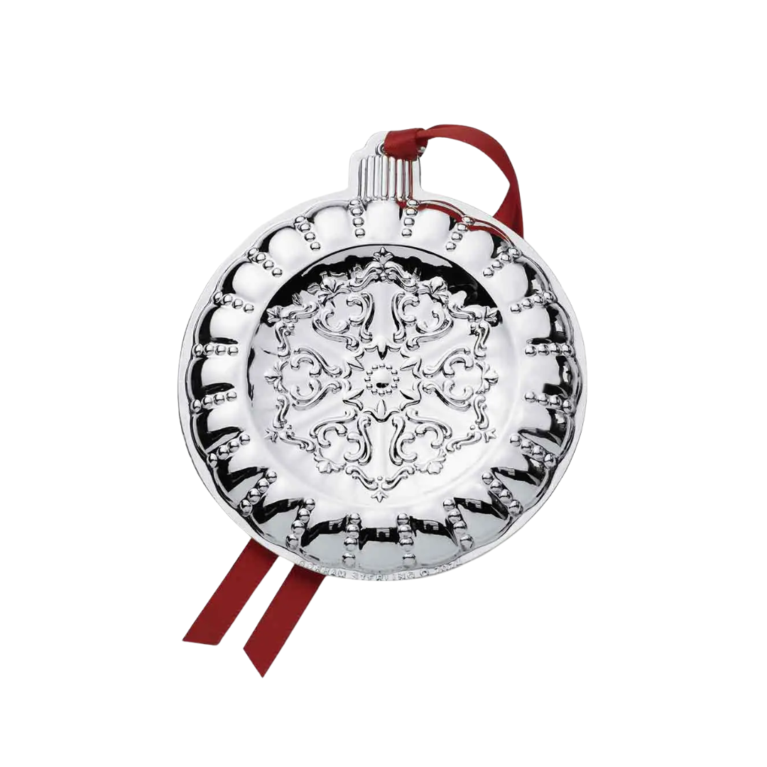 2024 Gorham Sterling Chantilly Ornament - 17th Edition