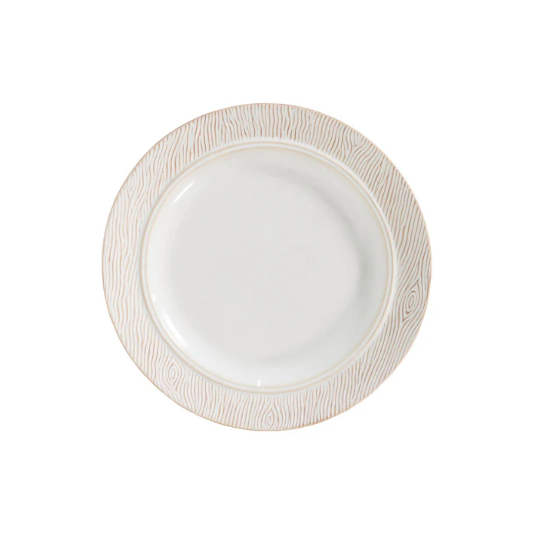 Juliska Blenheim Oak Dessert/Salad Plate - Whitewash