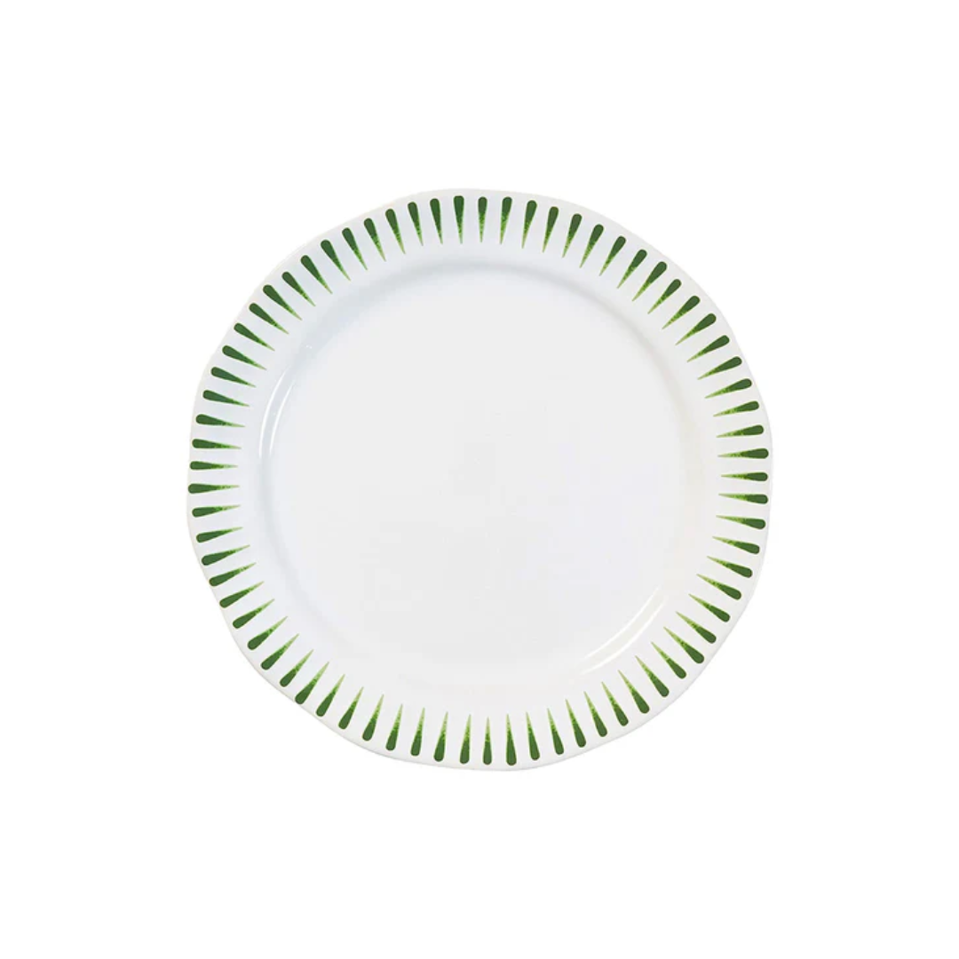 Juliska Sitio Stripe Dessert/Salad Plate - Basil