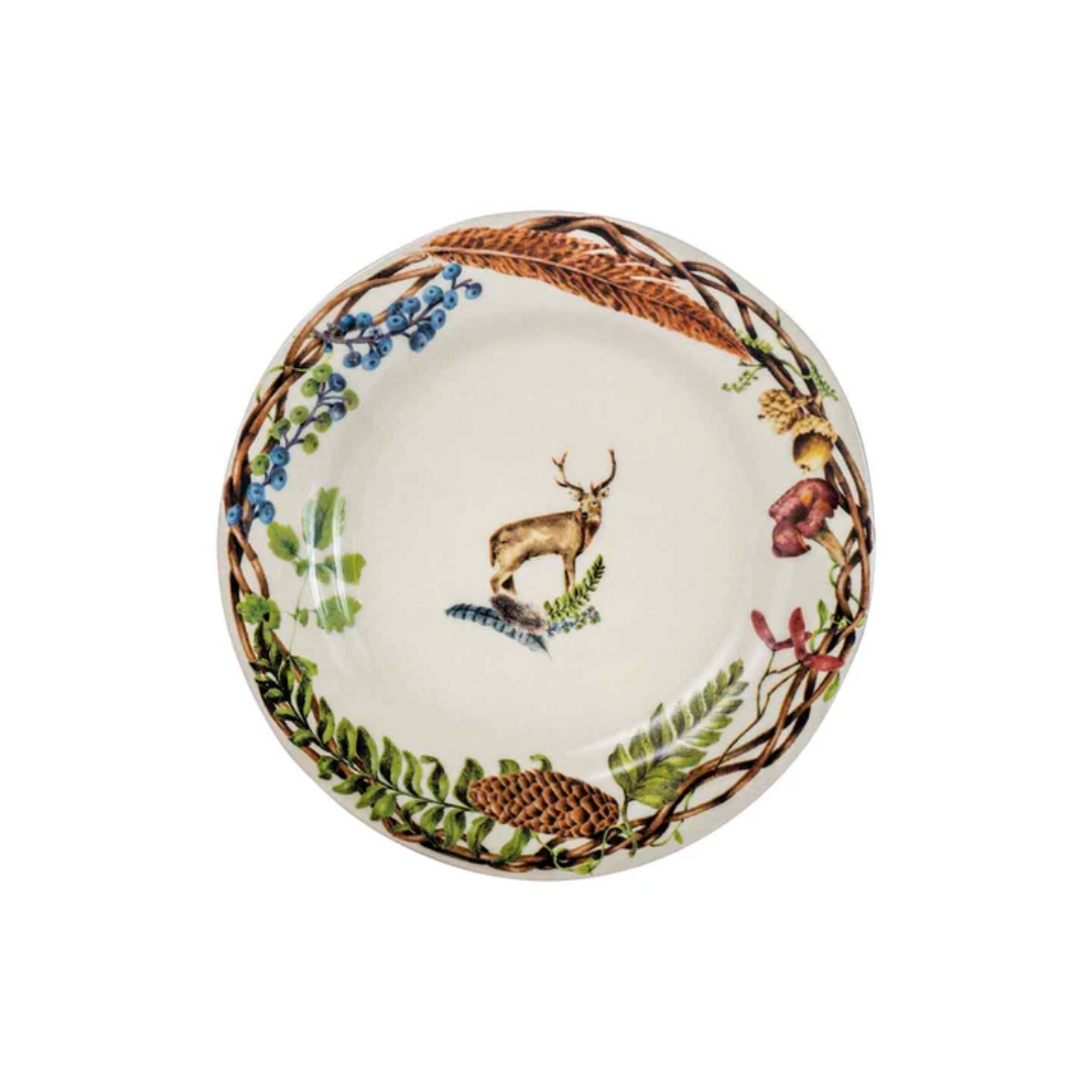 Juliska Forest Walk Dessert/Salad Plate - Stag
