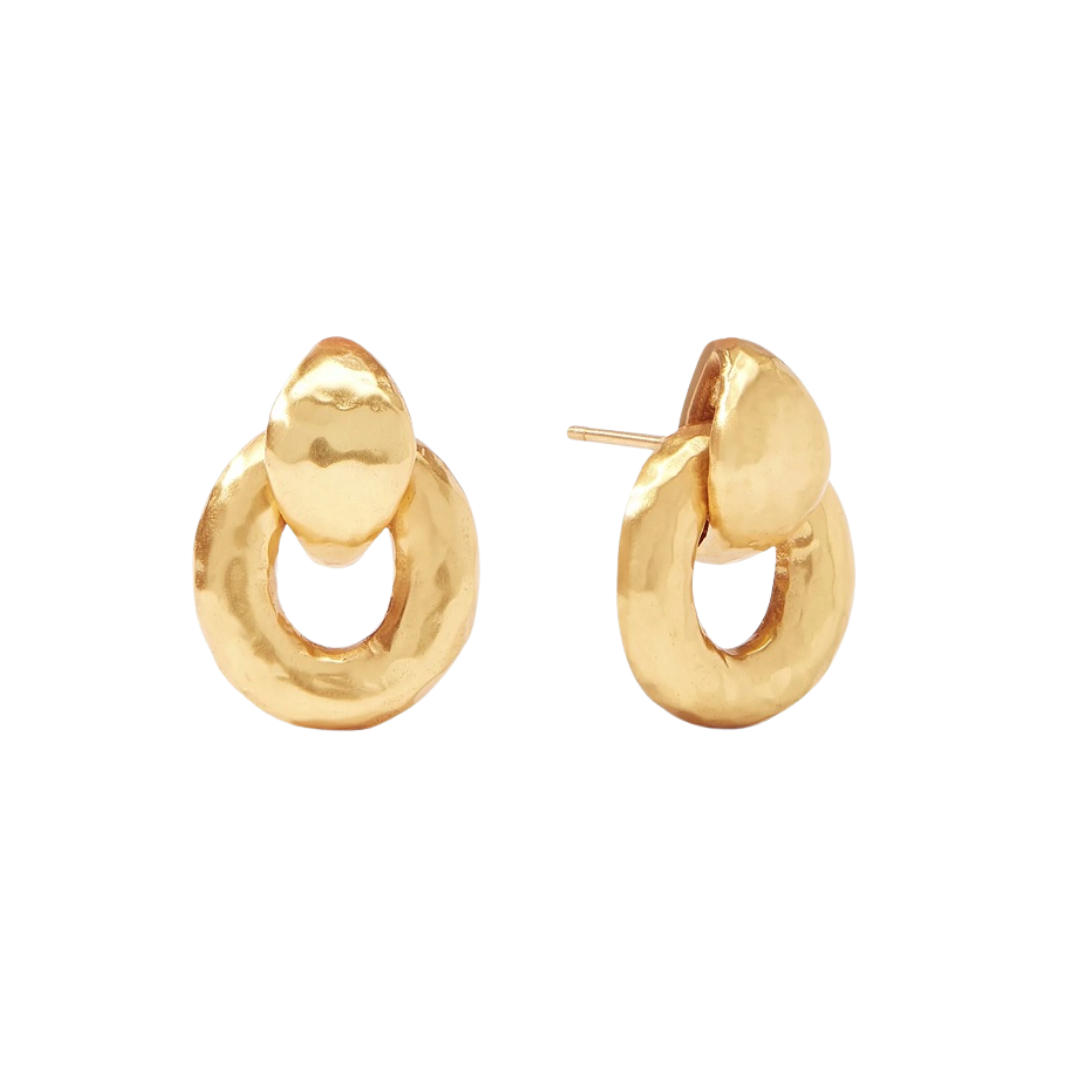 Julie Vos Palermo Demi Doorknocker Earring