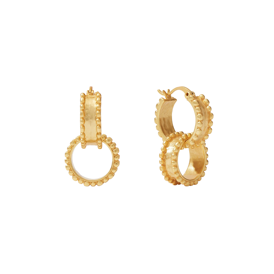 Julie Vos Marbella 2-in-1 Earring - Gold - OS