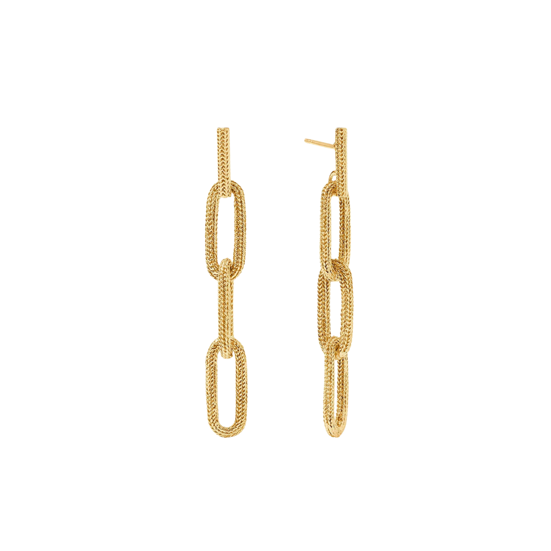 Julie Vos Cheval Paperclip Link Earring
