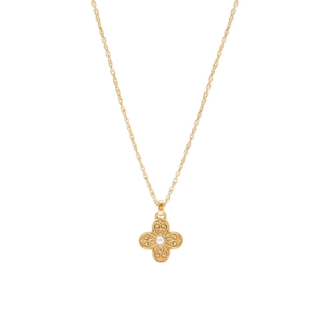 Julie Vos Malta Corinth Delicate Pearl Necklace