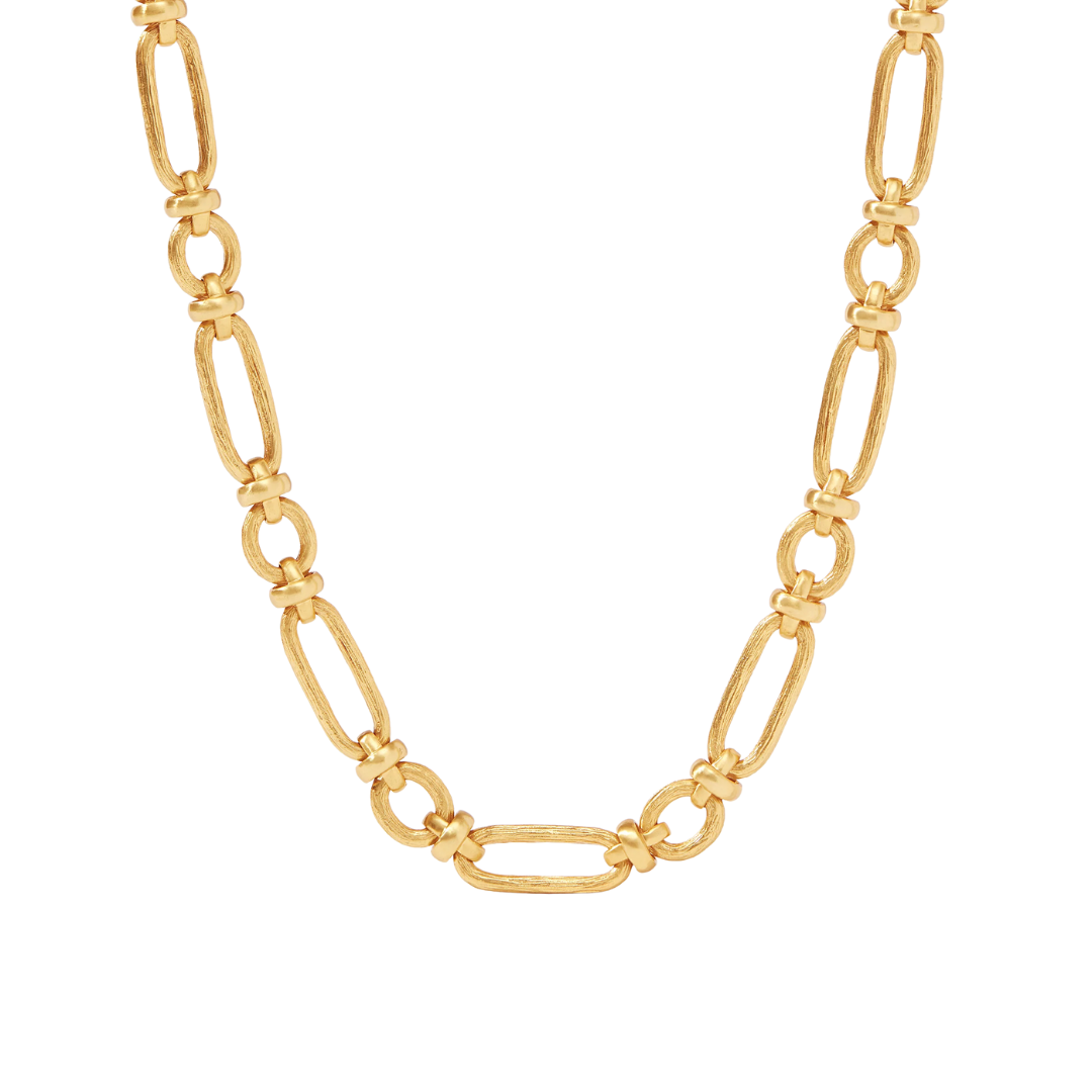 Julie Vos Ivy Link Necklace- Gold- OS