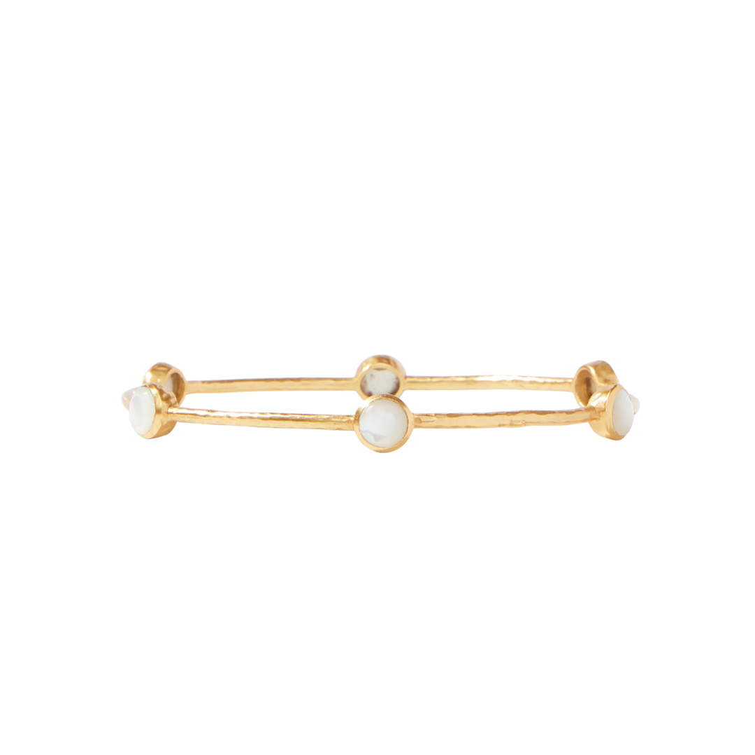 Julie Vos Milano Bangle- Mother of Pearl M