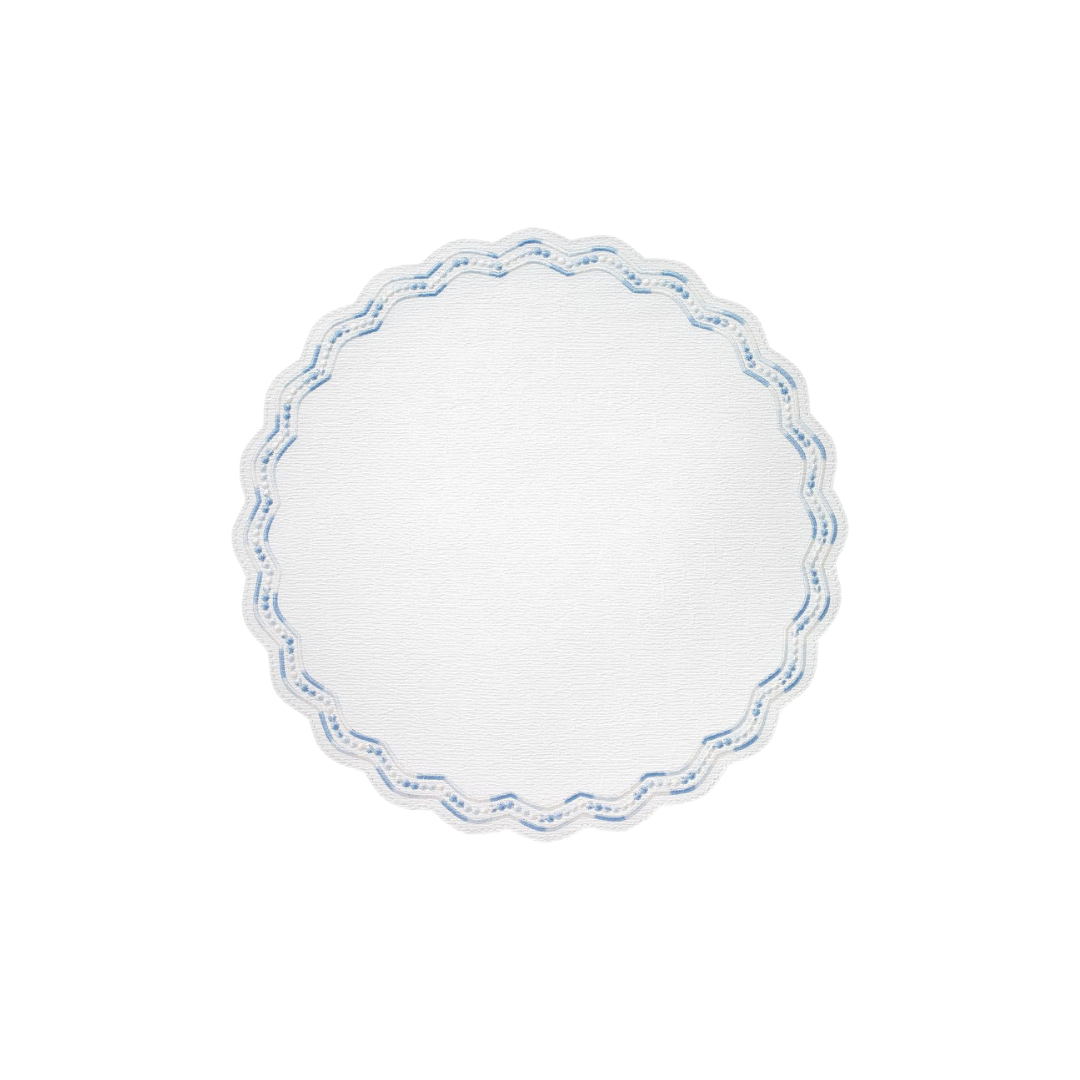 Belgravia Blue 15" Round Mat
