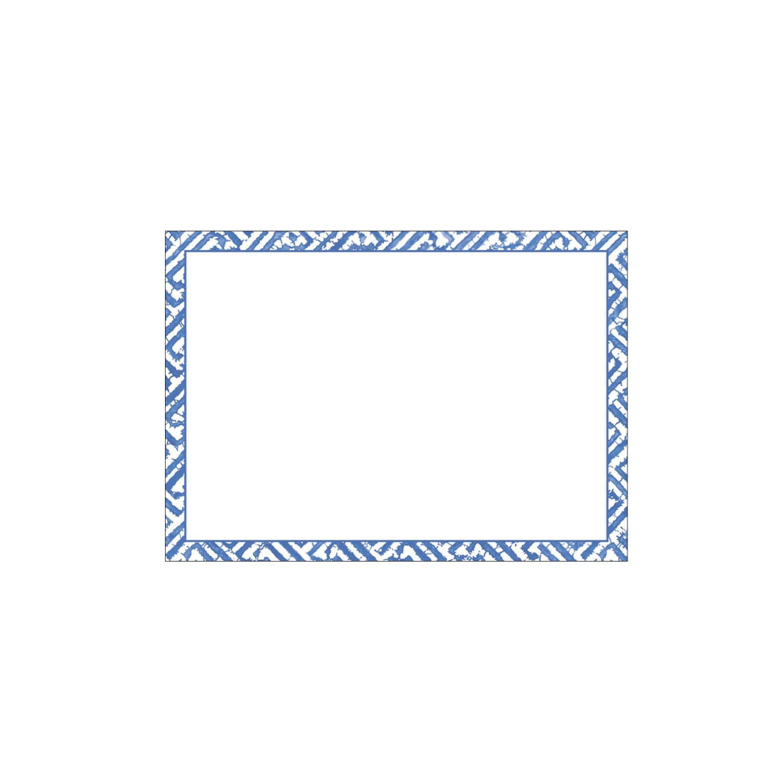 Caspari Firework Blue Correspondence Cards with Envelopes