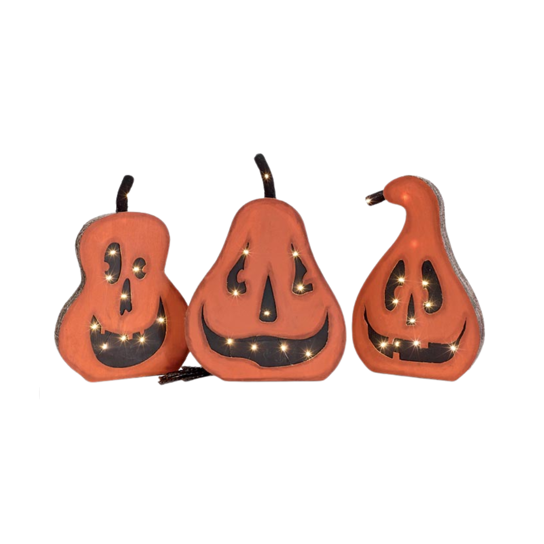 Burton and Burton Light Up Jack O Lanterns